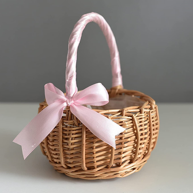 Gardening Tools Girls - Handmade Storage Rack Woven Flower Baskets
