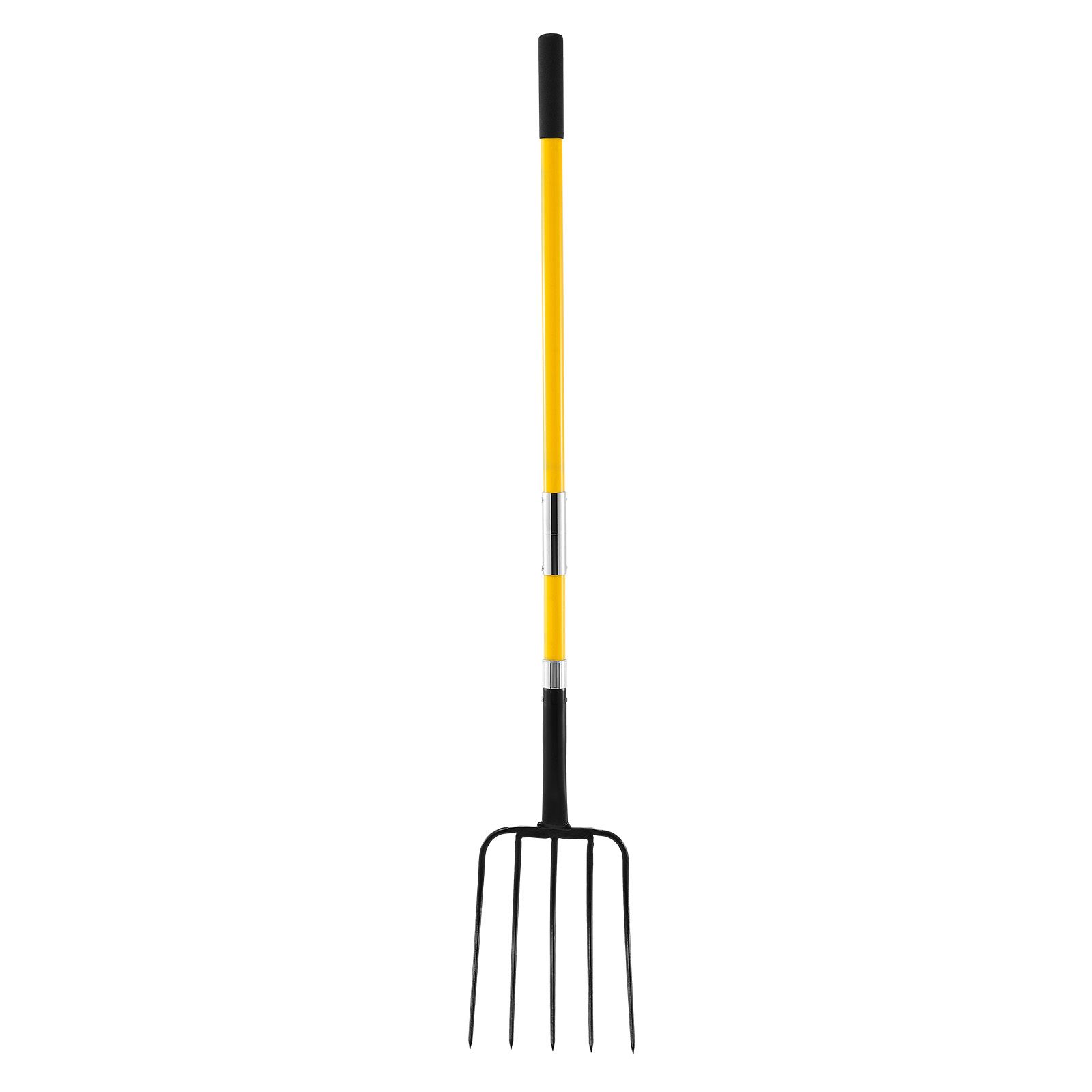 Garden Fork, 5-Tine Gardening  - огляд і ціна Spade Digging Fork
