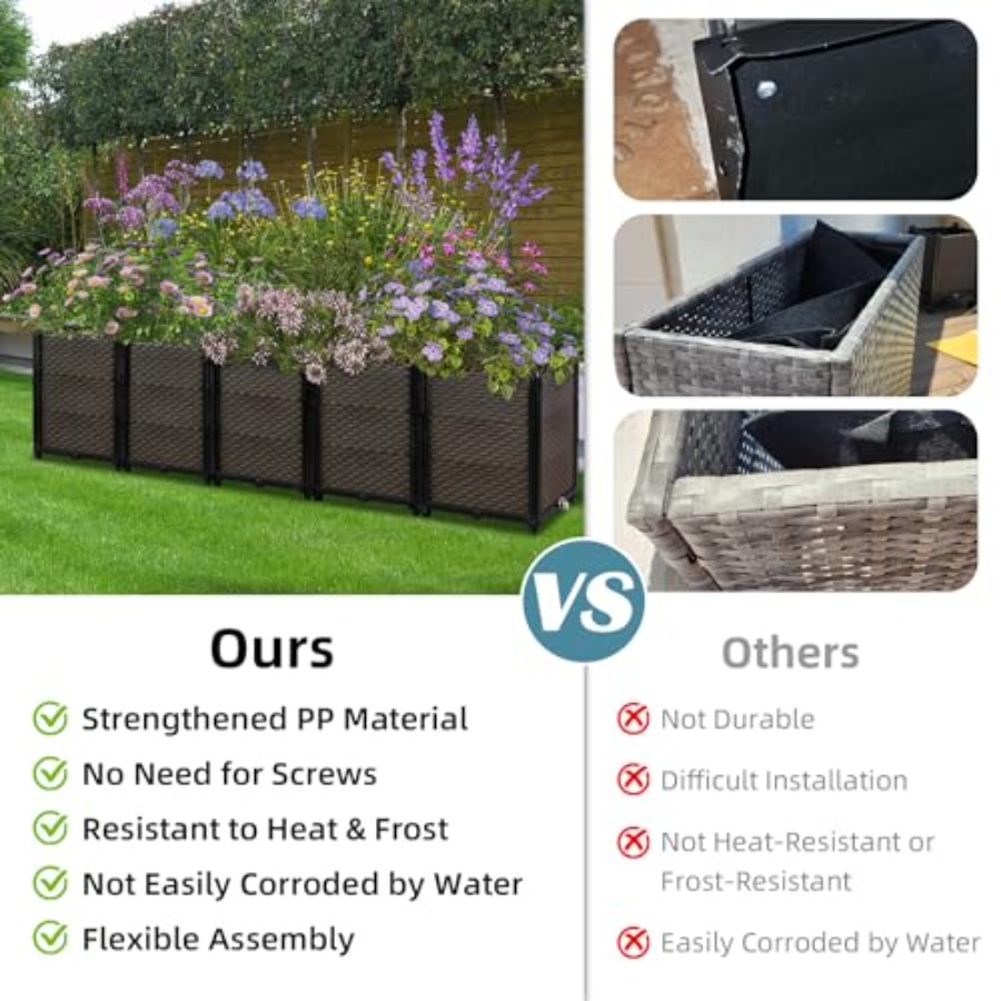 Outdoor self-watering raised p - огляд і ціна Self-Watering Planter
