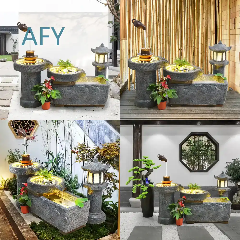Japanese-style Rockery Flowing - огляд і ціна Gardening Hand Tools Japanese