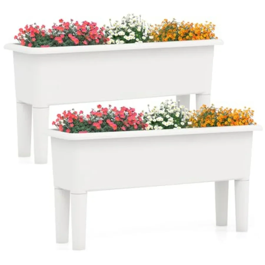 Raised Garden Beds Outdoor Set - огляд і ціна Self-Watering Planter