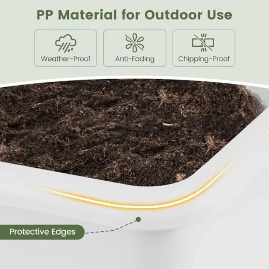 Raised Garden Beds Outdoor Set - огляд і ціна Self-Watering Planter