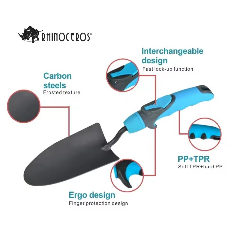STLF Rhinoceros 3pcs Interchan - огляд і ціна Spade Digging Fork