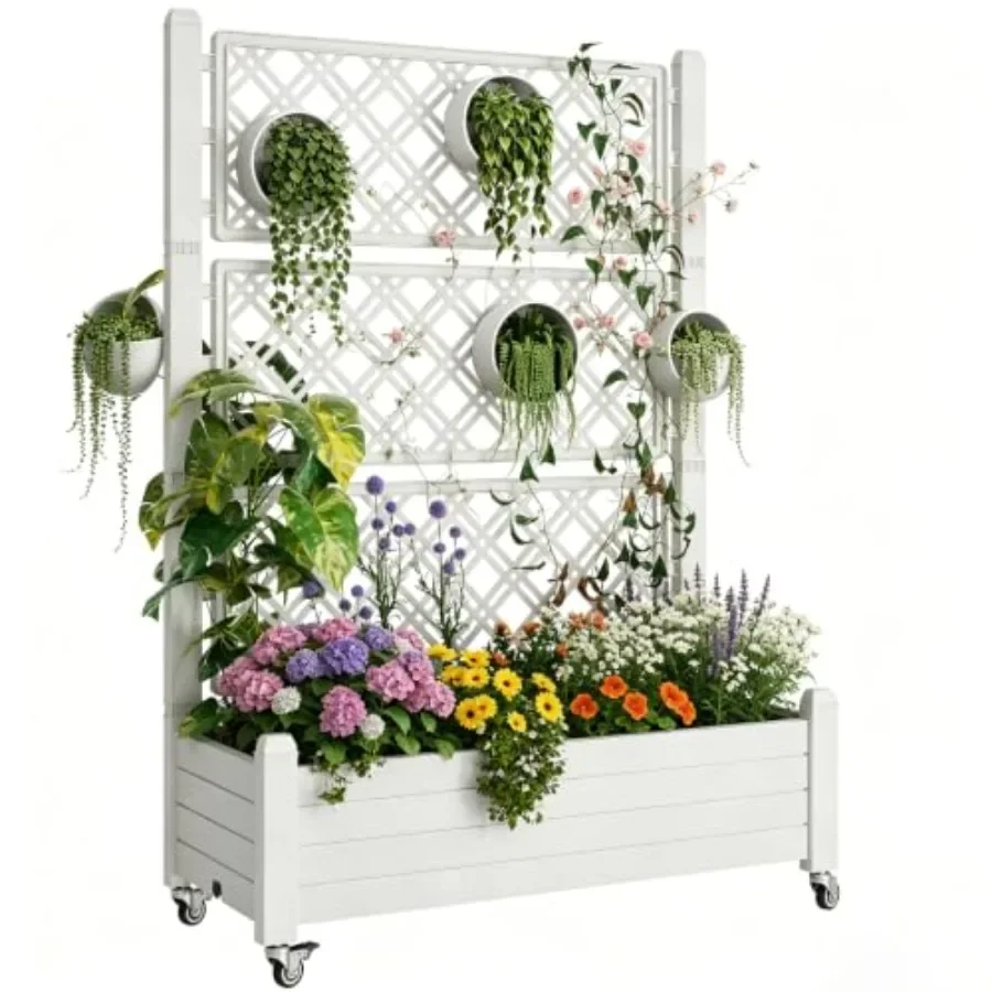 Trellis Raised Garden Bed, Sel - огляд і ціна Self-Watering Planter