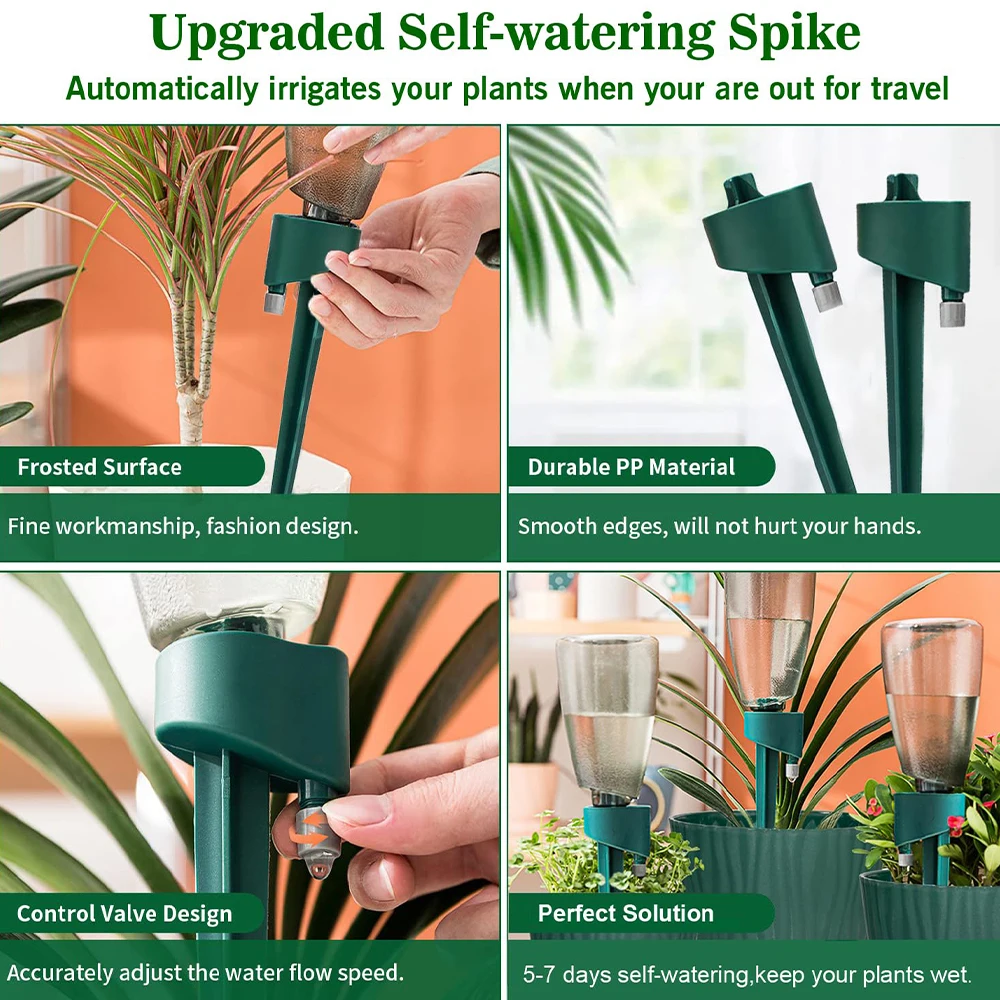 1 Pcs Self Watering Stakes Aut - огляд і ціна Automatic Plant Waterer