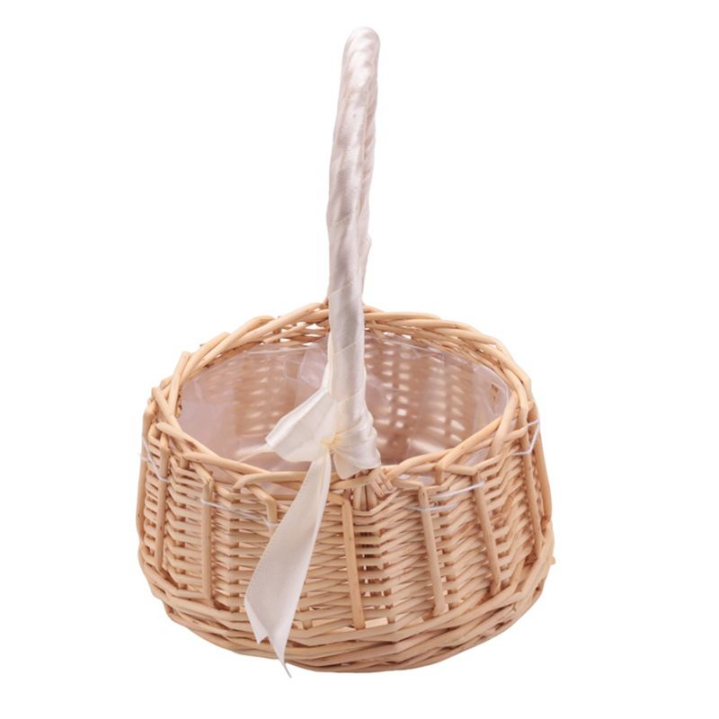 A56K Wicker Woven Flower Baske - огляд і ціна Gardening Tools Girls