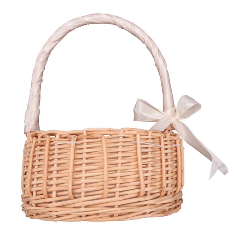 A56K Wicker Woven Flower Baske - огляд і ціна Gardening Tools Girls