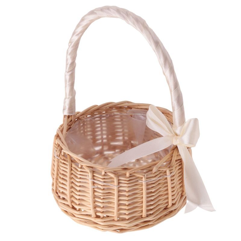 A56K Wicker Woven Flower Baske - огляд і ціна Gardening Tools Girls